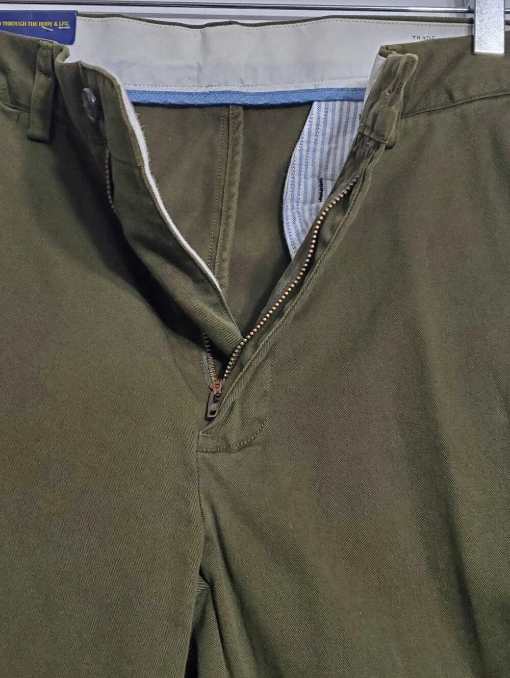 NWT Polo Ralph Lauren 32x30 classic fit straight pants flat front dark green